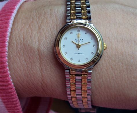 rolex quartz women's watch